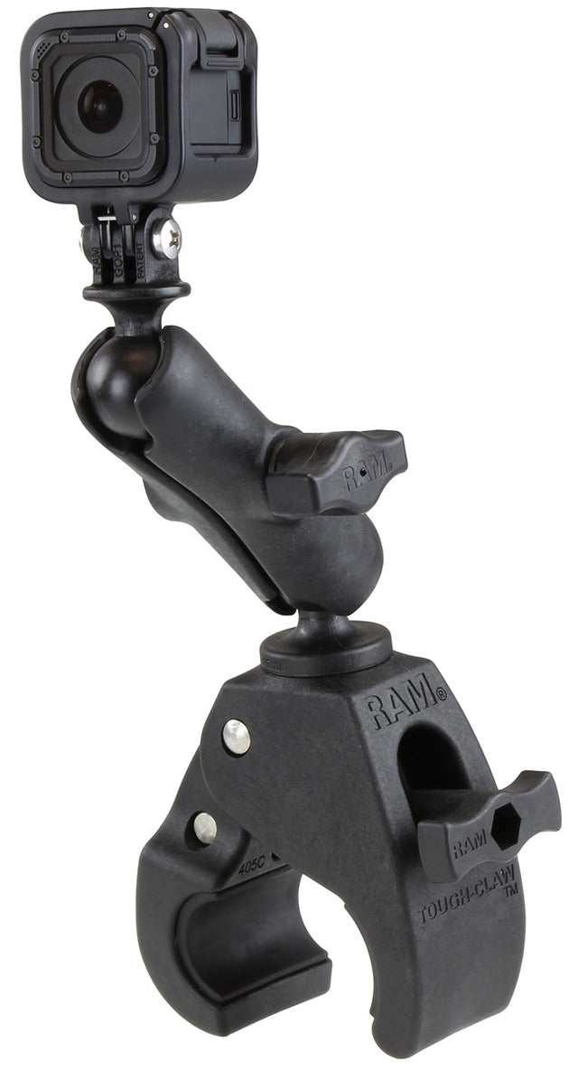 Photo of UNPKD RAM TOUGH-CLAW W/ GO PRO BASE by RAM - Premium Accessories for UTVs / Side by Sides