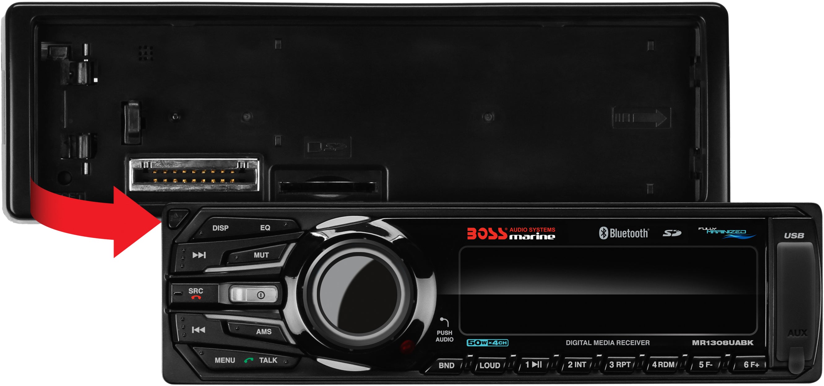 Photo of BOSS AUDIO MULTIMEDIA AM/FM RECEIVER by BOSS AUDIO - Premium Audio/Visual/Communication for UTVs / Side by Sides