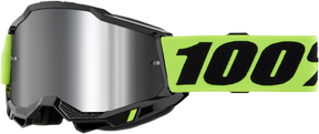 100% Accuri 2 Watercraft Goggles - Neon Yellow Mirror Silver