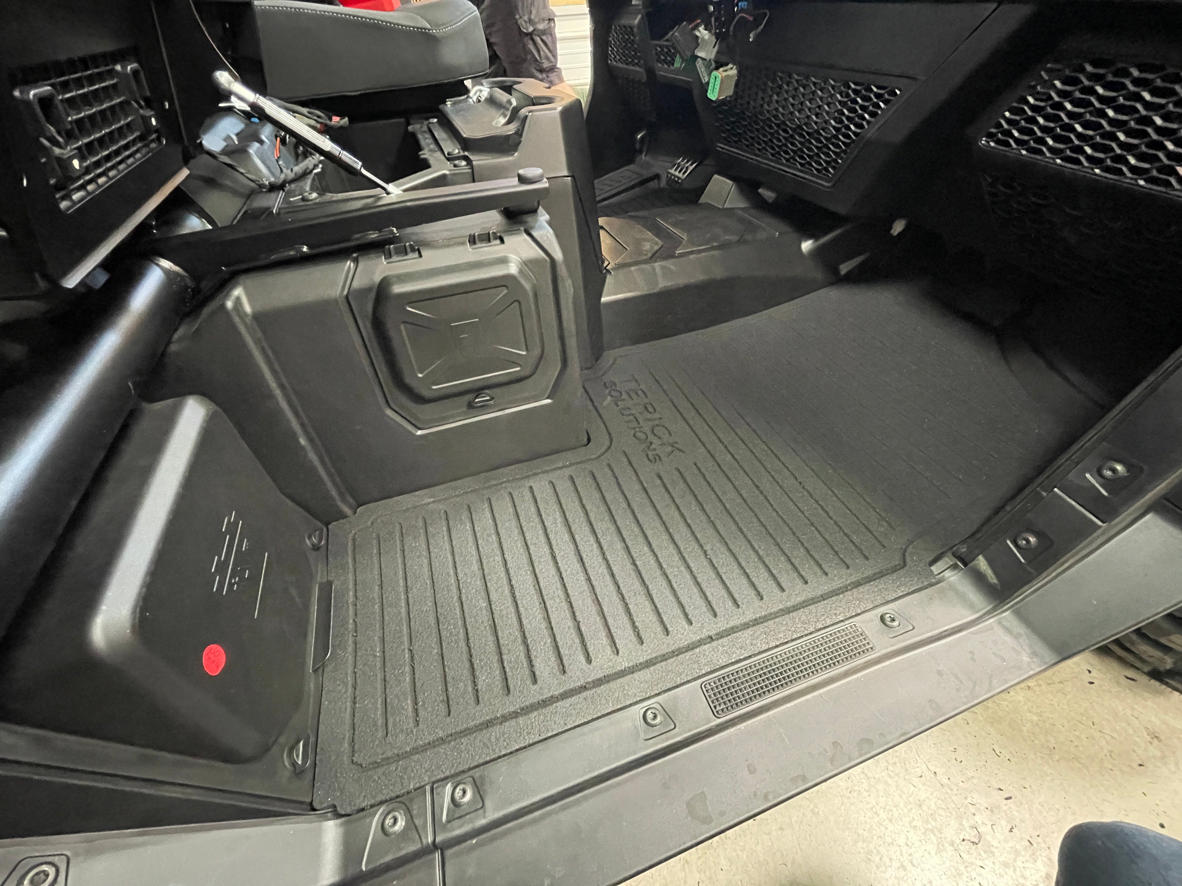 Photo of Polaris Ranger XD 1500 Rubber Floor Mats by Terick Solutions - Premium UTV Rubber floor mats for UTVs / Side by Sides