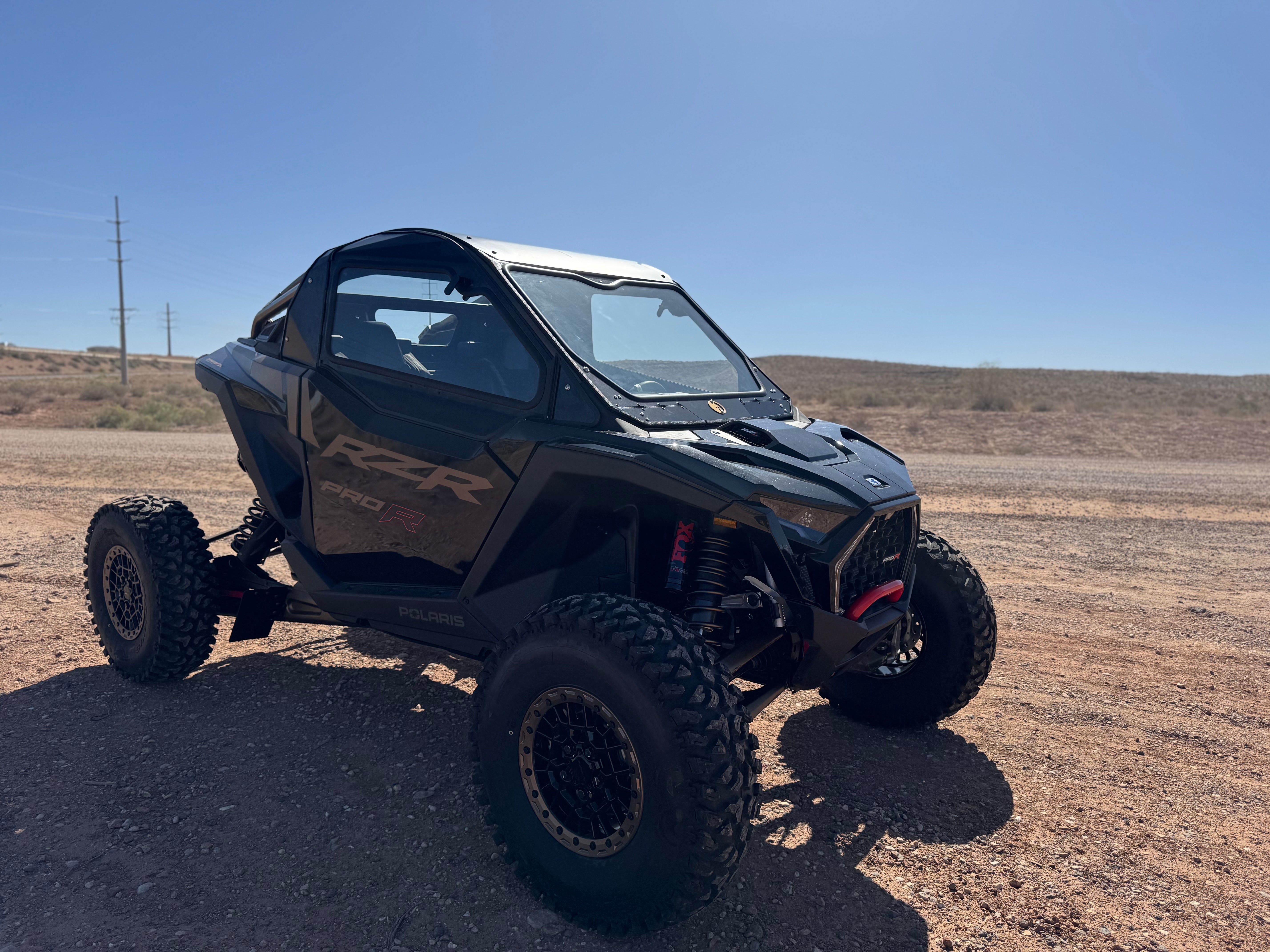 Photo of POLARIS RZR PRO R 2-SEAT 2025+ Cab Enclosure "THE VAULT" Upper Side Doors & Panels (Patent Pending) by Dirt Warrior Accessories - Premium for UTVs / Side by Sides