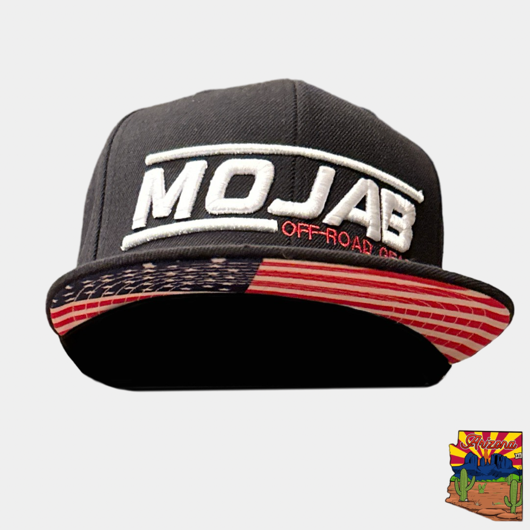Photo of Mojab snap-back Cap - American Flag edition by MOJAB OFFROAD - Premium for UTVs / Side by Sides