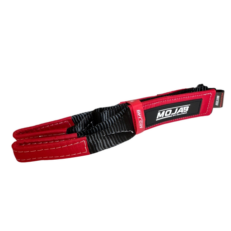 Photo of 3'' x 8' Tree Saver / Tow strap / Winch strap (Lifetime Warranty) by MOJAB OFFROAD - Premium Tow Strap for UTVs / Side by Sides