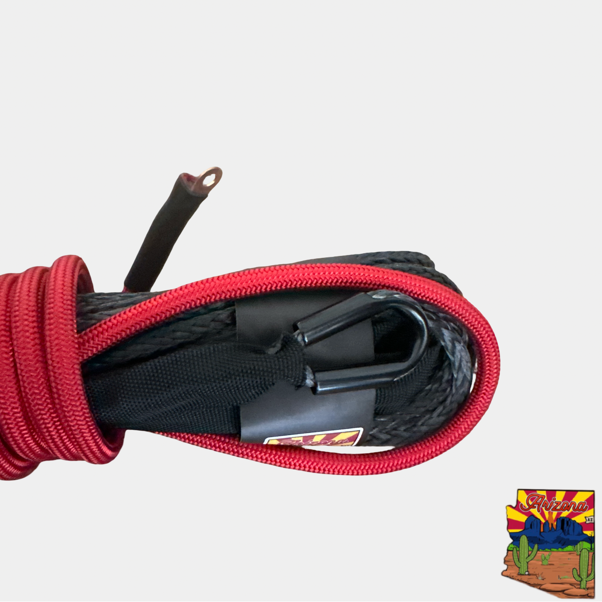 Photo of 1/4” x 50” Heavy duty SXS synthetic winch line by MOJAB OFFROAD - Premium for UTVs / Side by Sides