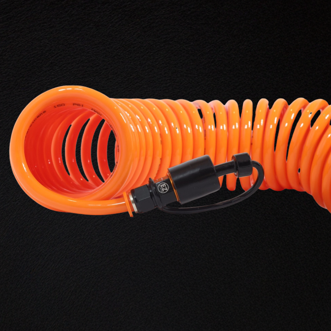 Photo of Recoil 4-Way Hose Kit with Standard Manifold by EZ FLATE - Premium for UTVs / Side by Sides