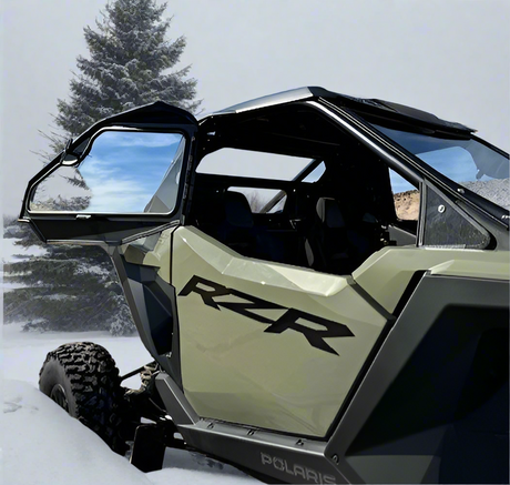 Photo of POLARIS RZR PRO S/PRO XP 2025 2-SEAT Cab Enclosure "THE VAULT" Upper Side Doors & Panels (Patent Pending) by Dirt Warrior Accessories - Premium VAULT for UTVs / Side by Sides