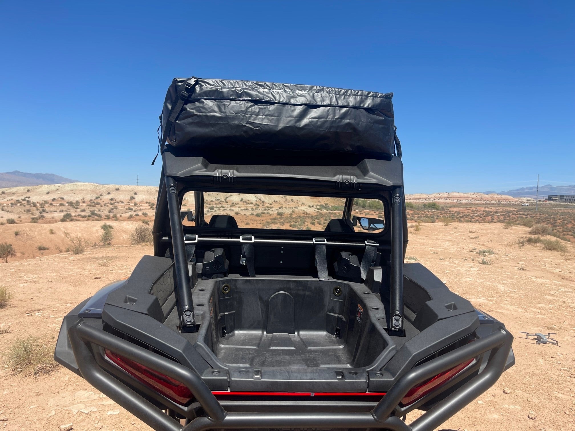 Photo of DIRT WARRIOR Waterproof NOT-SO-DIRTY Roof Top Bag by Dirt Warrior Accessories - Premium STORAGE for UTVs / Side by Sides