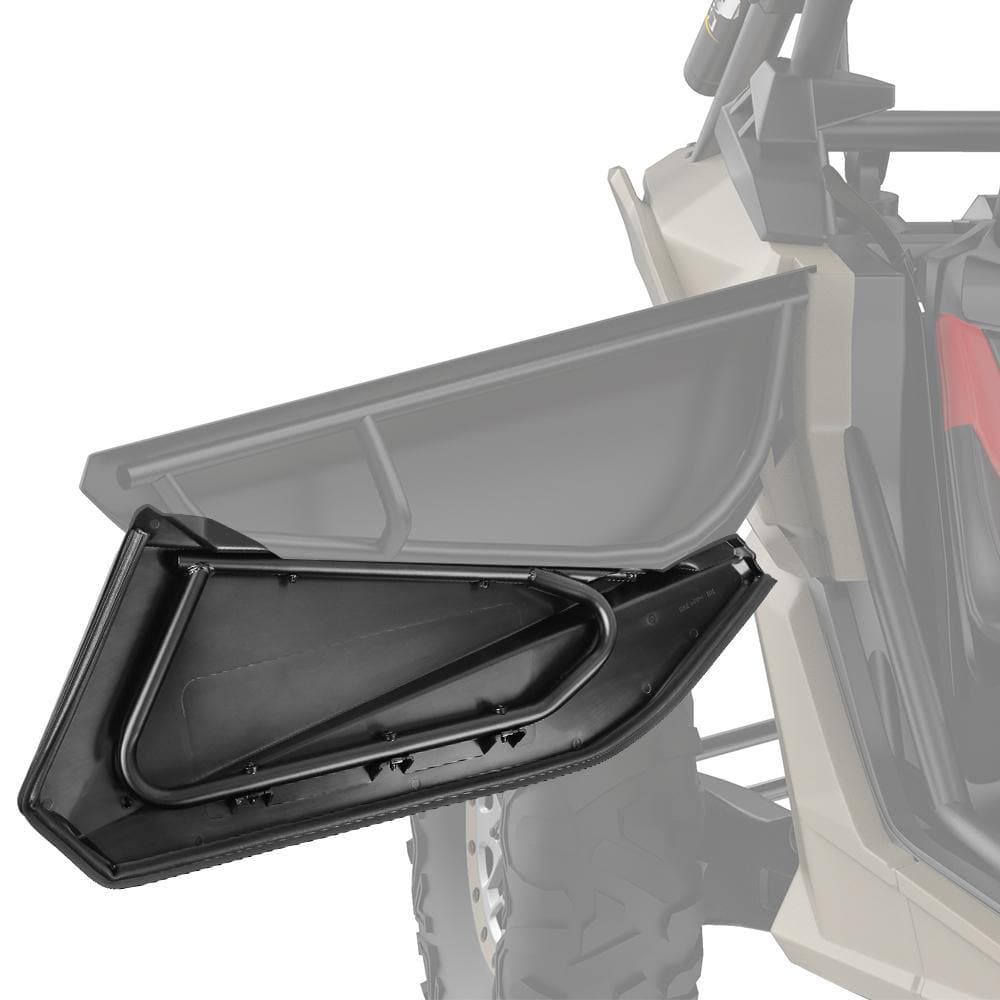 Photo of Rear View Side Mirrors & Front Lower Door Panel Inserts Fit Can Am Maverick X3 by Kemimoto - Premium for UTVs / Side by Sides