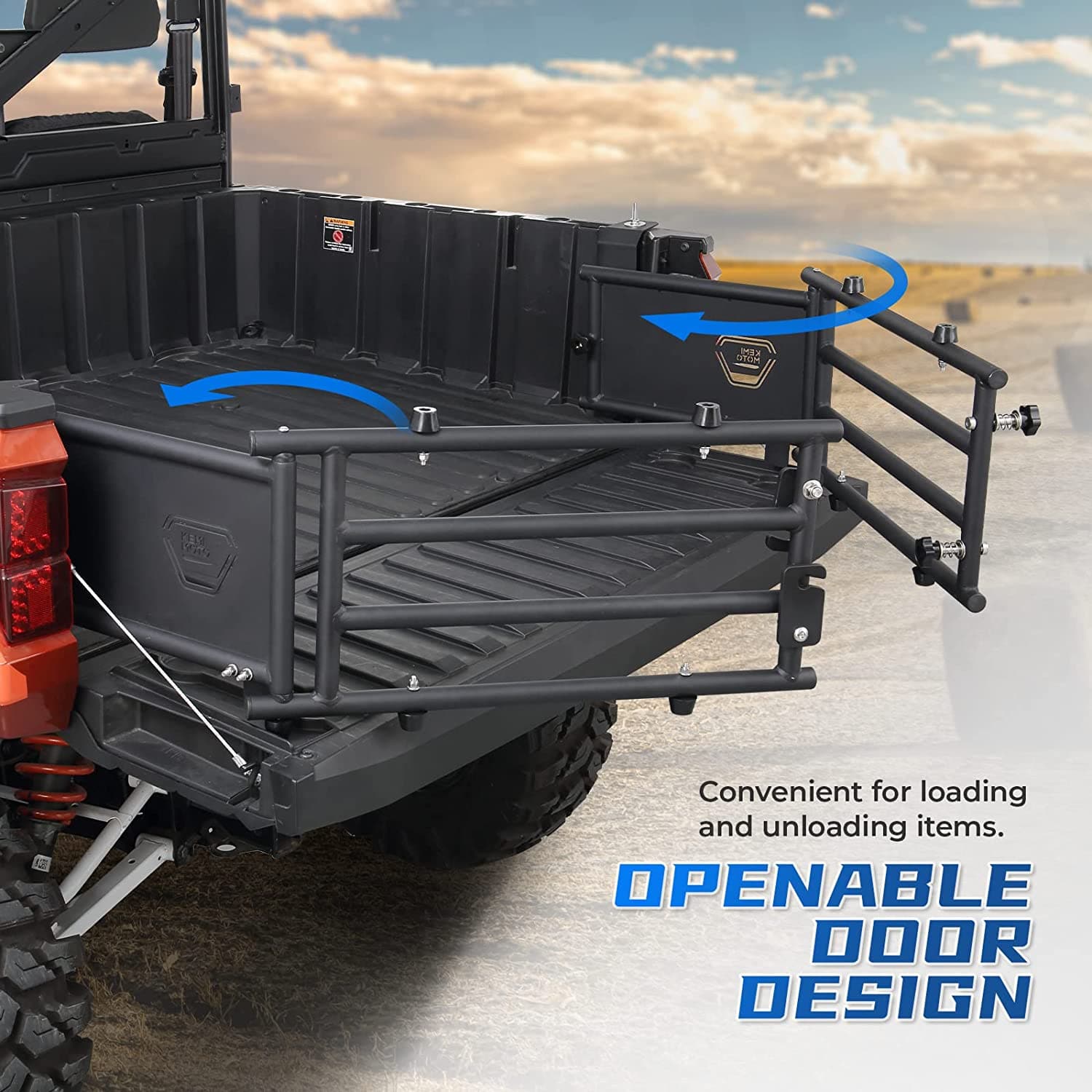 Photo of UTV Tailgate Extender for Ranger 1000/XP 1000/Crew 2017-2024 by Kemimoto - Premium for UTVs / Side by Sides