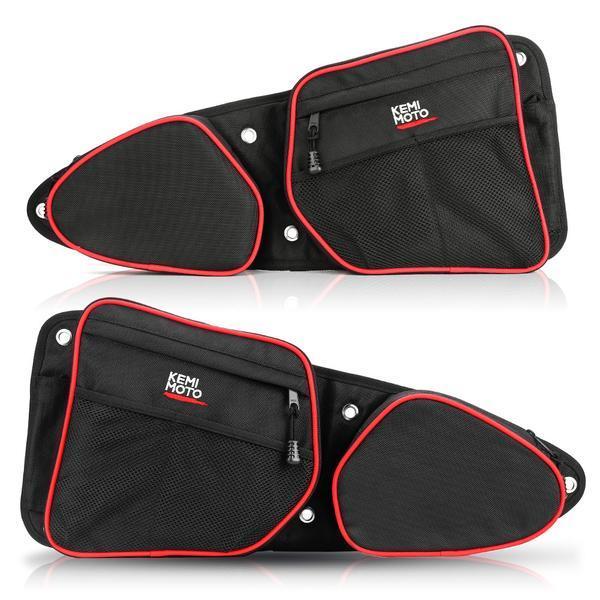 Photo of Front Door Side Door Bags & Side Nerf Bars Rock Sliders for Polaris RZR by Kemimoto - Premium for UTVs / Side by Sides