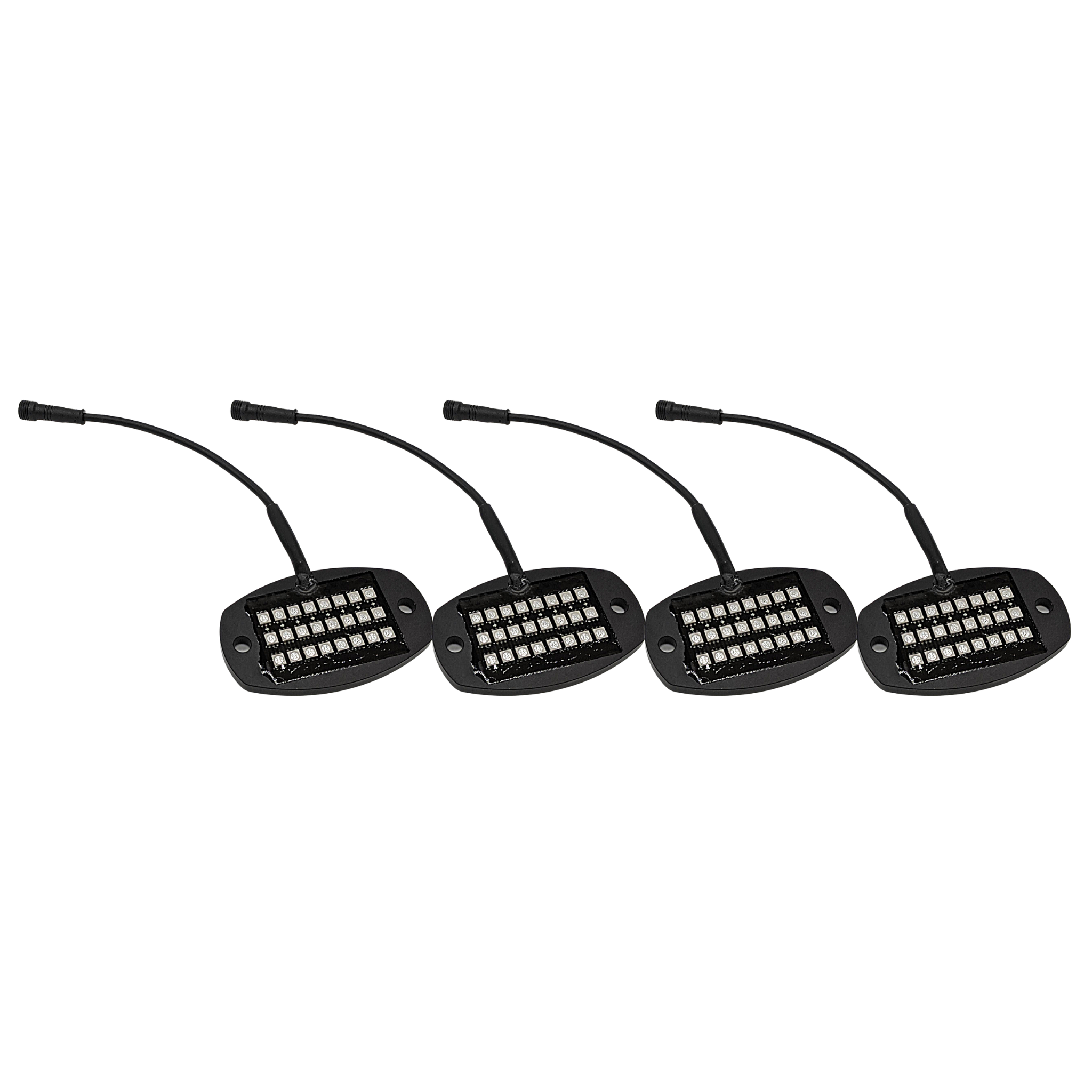Photo of R1 Industries Rock Light Kit (4-Pod) by R1 Industries - Premium LED Light Whips & Rock Lights for UTVs / Side by Sides