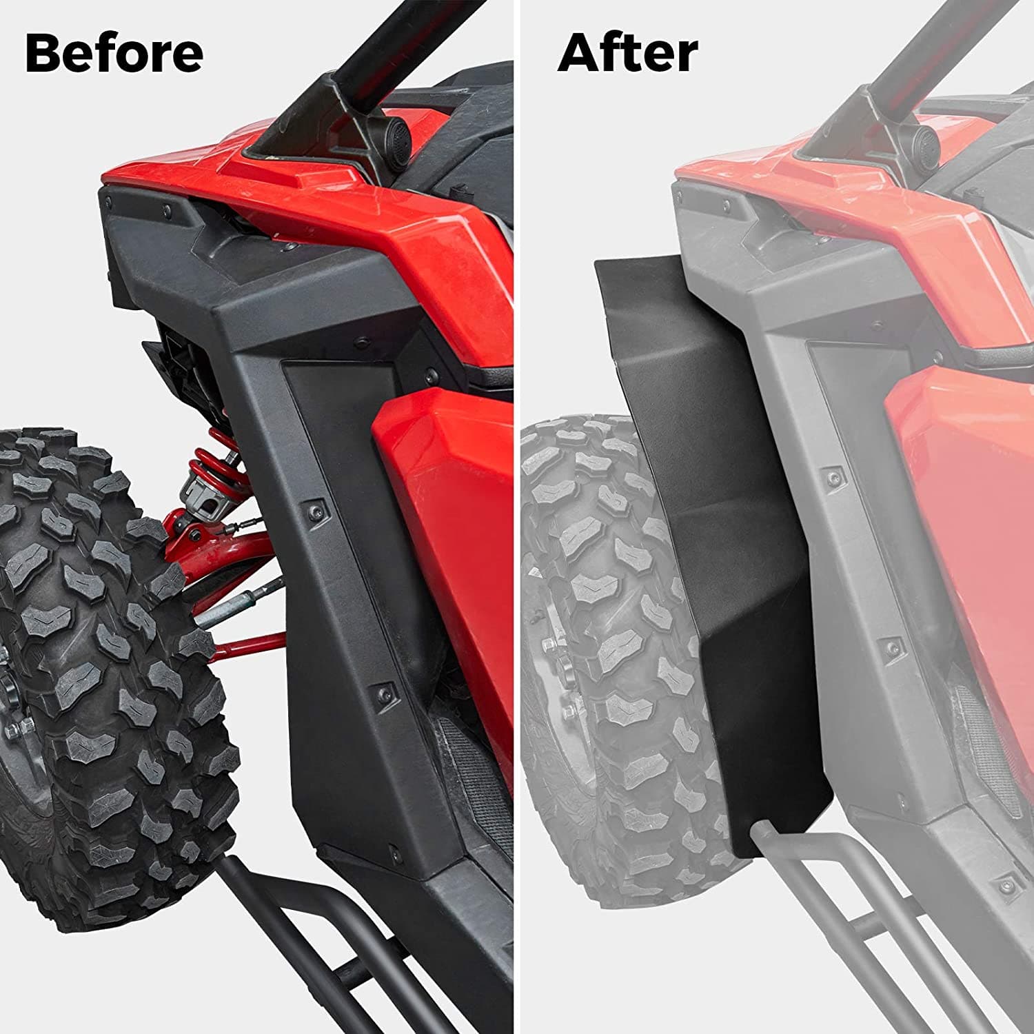 Photo of Fender Flares Kit for Polaris RZR PRO XP 2020-2024 by Kemimoto - Premium for UTVs / Side by Sides