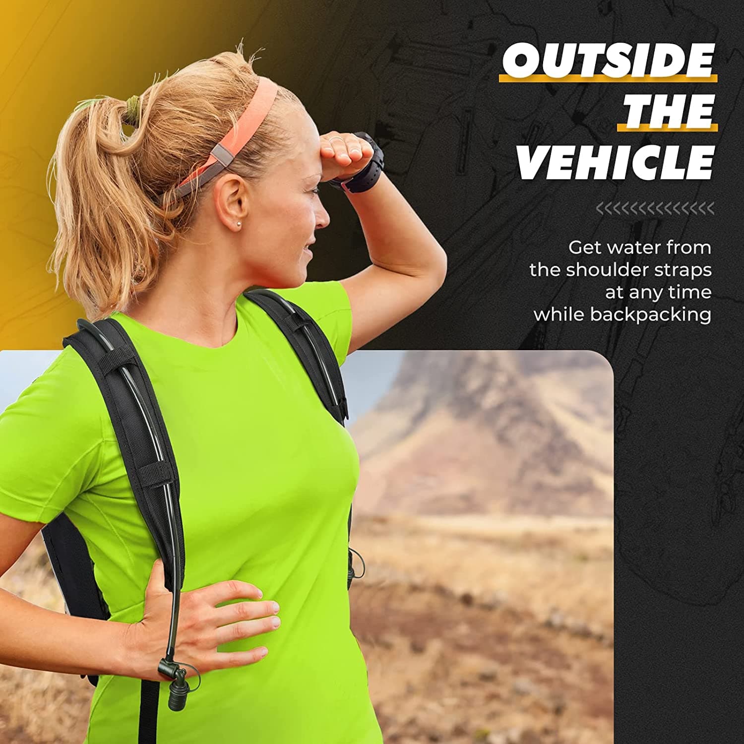 Photo of Center Shoulder Console Bag for Yamaha Rmax2 by Kemimoto - Premium for UTVs / Side by Sides