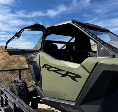 Photo of POLARIS RZR PRO S/PRO XP 2025 2-SEAT Cab Enclosure "THE VAULT" Upper Side Doors & Panels (Patent Pending) by Dirt Warrior Accessories - Premium VAULT for UTVs / Side by Sides