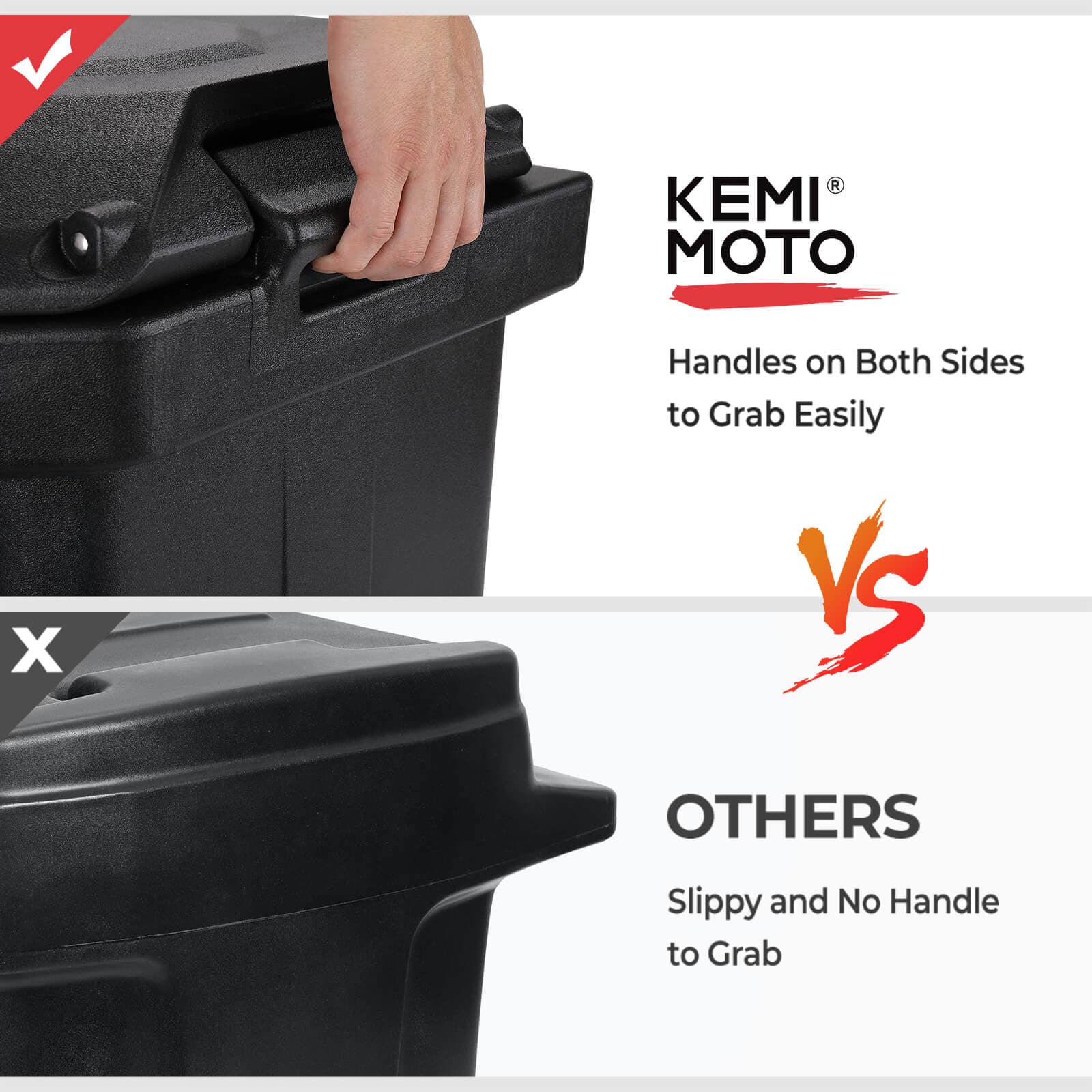 Photo of UTV Waterproof Seat Cover & Big Size Cargo Box for Polaris Ranger by Kemimoto - Premium for UTVs / Side by Sides