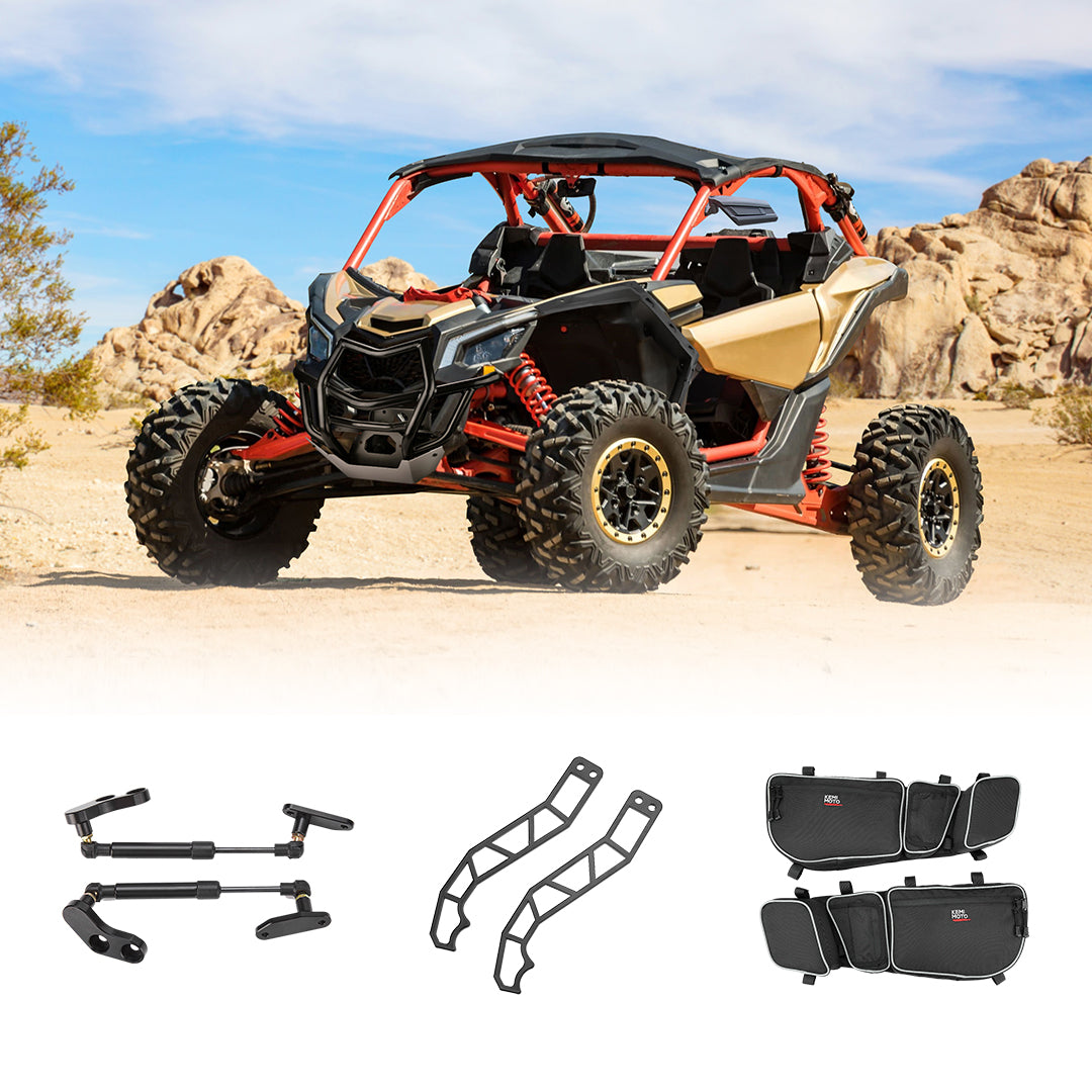 Photo of Strut Lifts Door Opener & Latch Door Handle for Can Am Maverick X3/MAX by Kemimoto - Premium for UTVs / Side by Sides