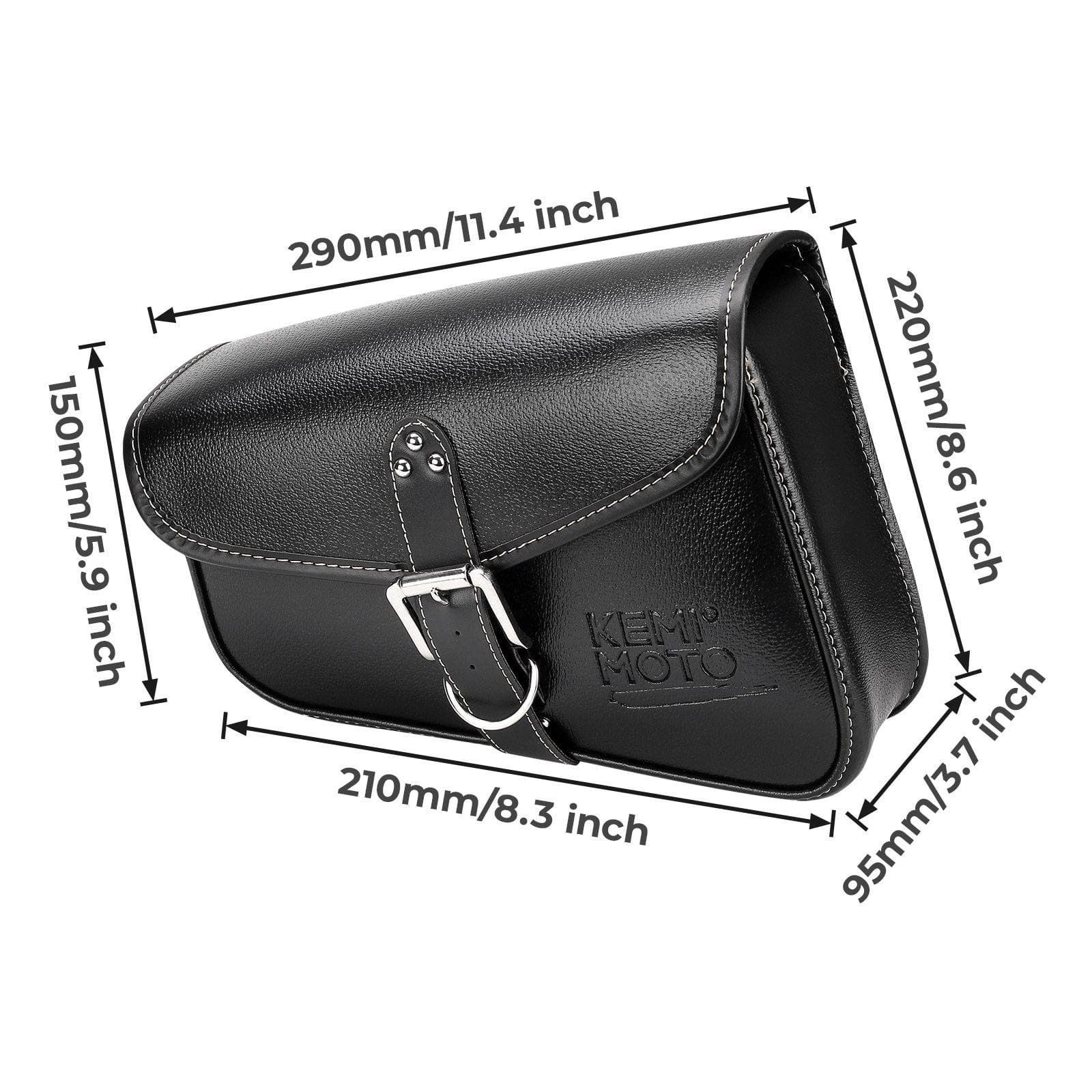Photo of Swing Arm Saddle Bag for Sportster Rebel 300 500 by Kemimoto - Premium for UTVs / Side by Sides