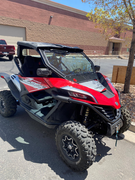 Photo of CF MOTO Z FORCE 950 H.O. FRONT WINDSHIELD 2021+ by Dirt Warrior Accessories - Premium Windshields for UTVs / Side by Sides