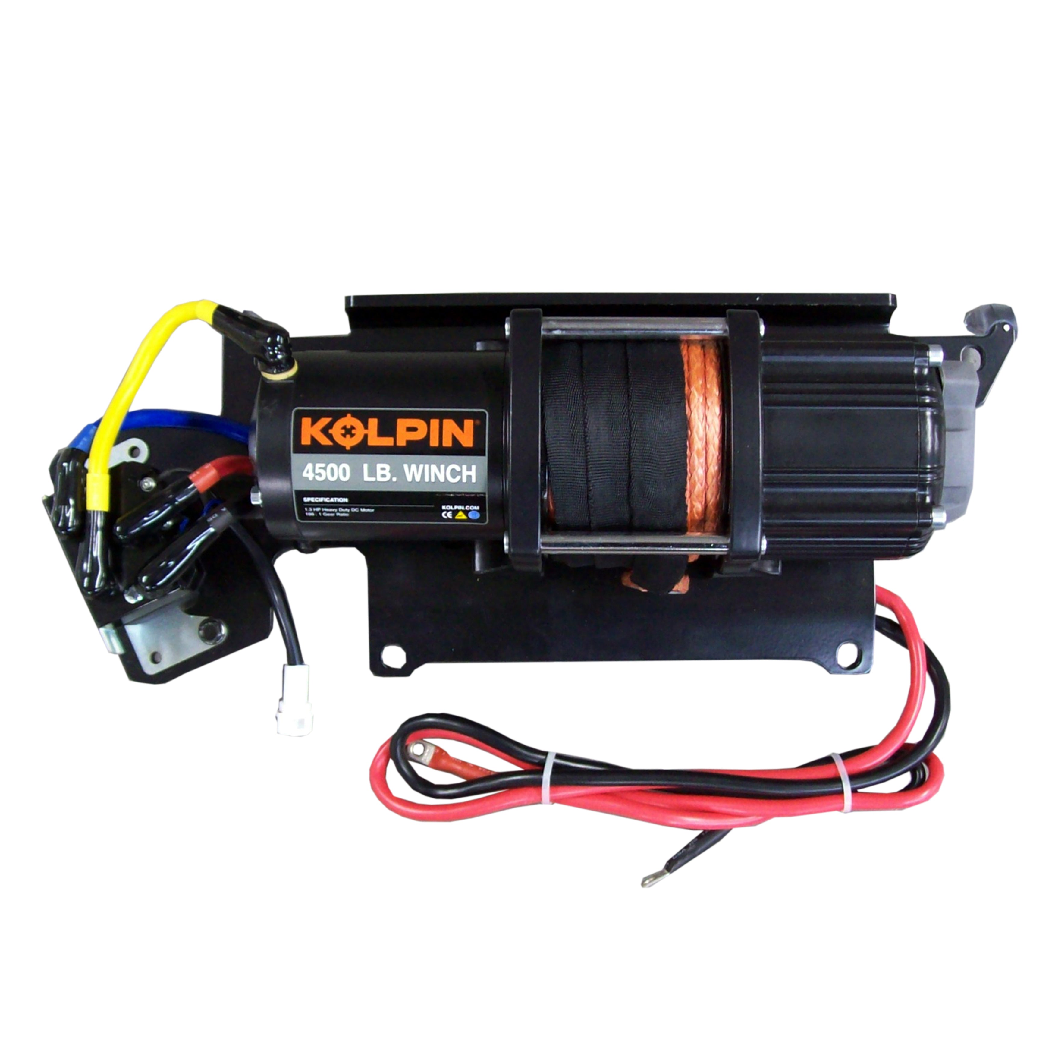 Photo of QUICK MOUNT WINCH KIT 4500 SYNTHETIC POL by KOLPIN - Premium Mounts for UTVs / Side by Sides