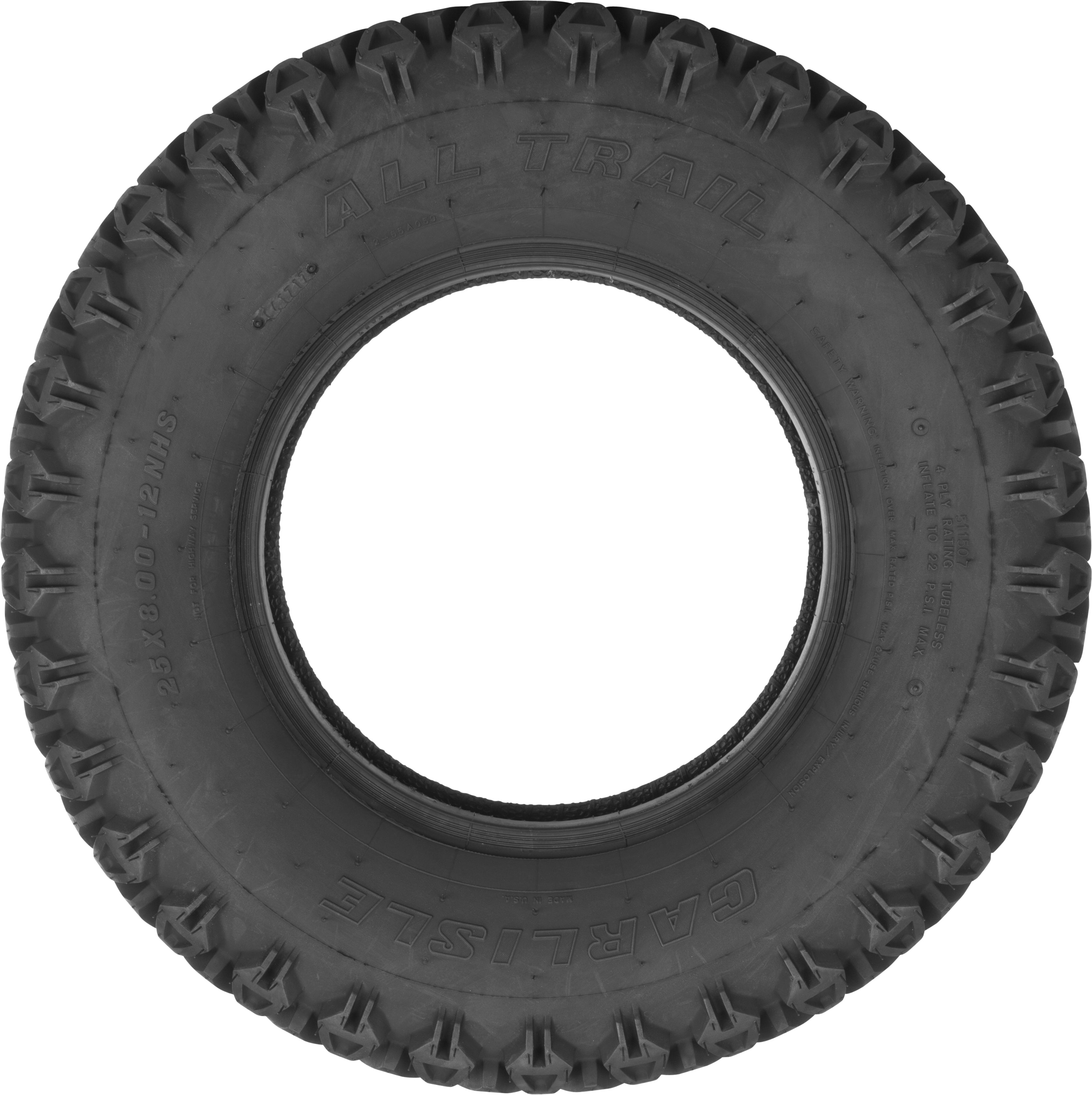 Photo of TIRE 'ALL 'TRAIL 'FRONT 23X8-12 'BIAS by ITP - Premium Tires for UTVs / Side by Sides