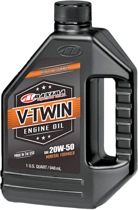Photo of V-TWIN ENGINE OIL 20W50 32OZ by MAXIMA - Premium Chemicals for UTVs / Side by Sides