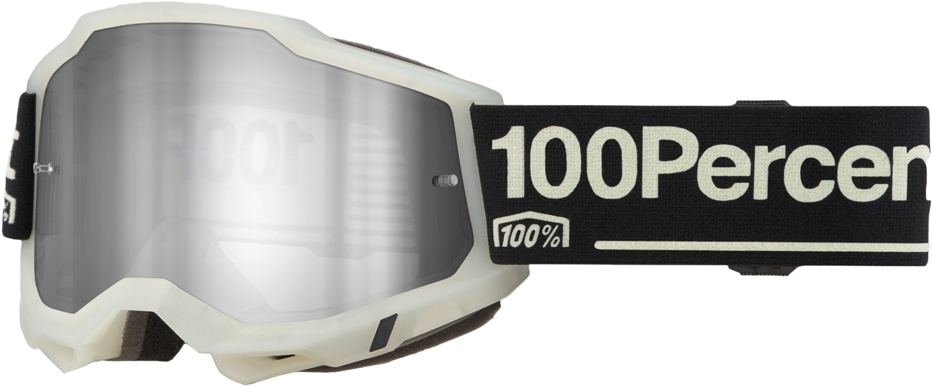 Photo of ACCURI 2 GOGGLE GLOW MIRROR SILVER LENS by 100-PERCENT - Premium Eyewear for UTVs / Side by Sides