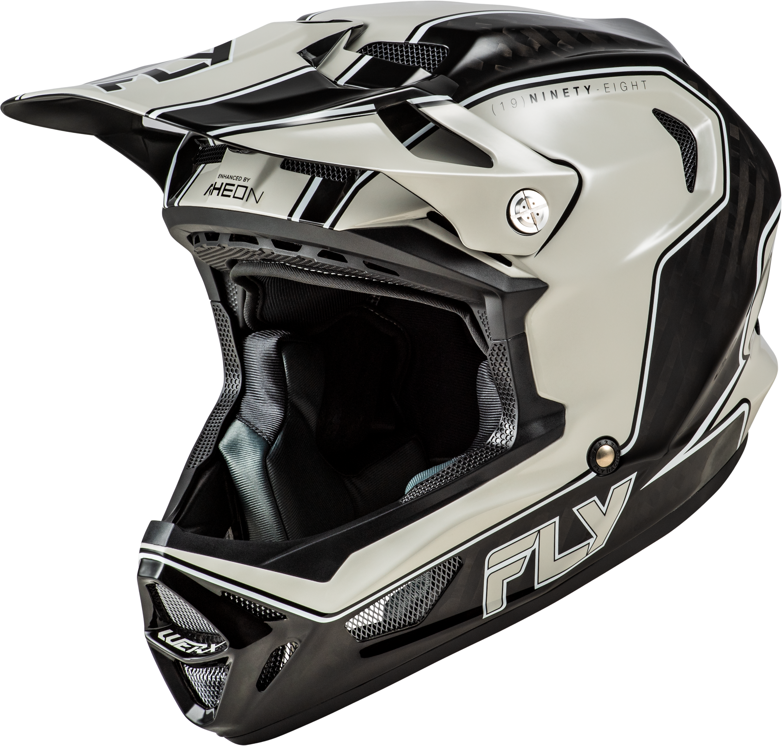Photo of WERX-R FLOW CARBON HELMET BLACK CARBON/GREY SM by FLY RACING - Premium Helmets for UTVs / Side by Sides