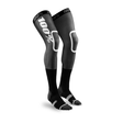 100% REV Knee Brace Moto Socks - Black/White, Small/Medium