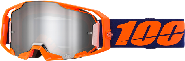 Photo of ARMATIC GOGGLE NEON ORG MIRROR SILVR FLASH by 100-PERCENT - Premium Eyewear for UTVs / Side by Sides