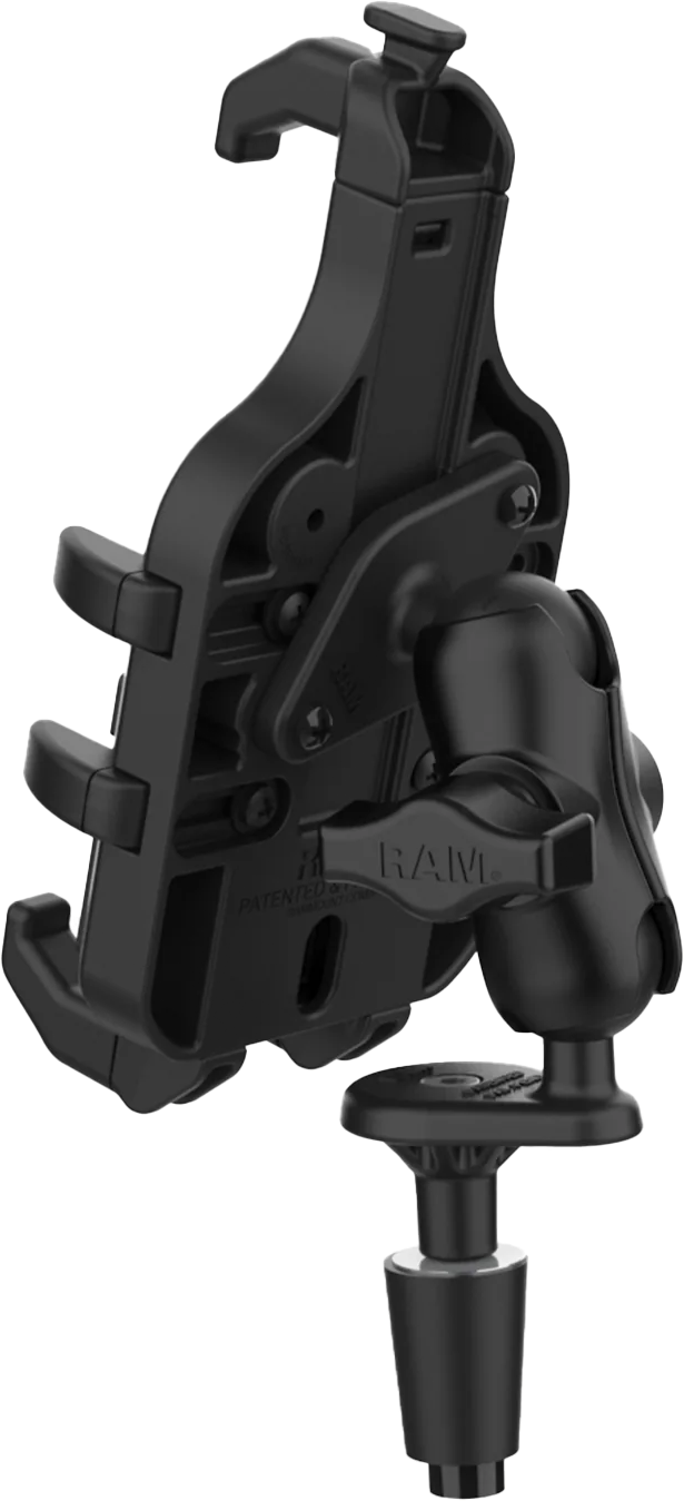 Photo of QUICK-GRIP PRO FORK STEM PHONE MOUNT by RAM - Premium Accessories for UTVs / Side by Sides