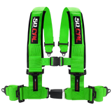 50 Caliber Racing push-button harness - 3 Inch / Green - product photo