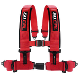 50 Caliber Racing push-button harness - 3 Inch / Red - product photo