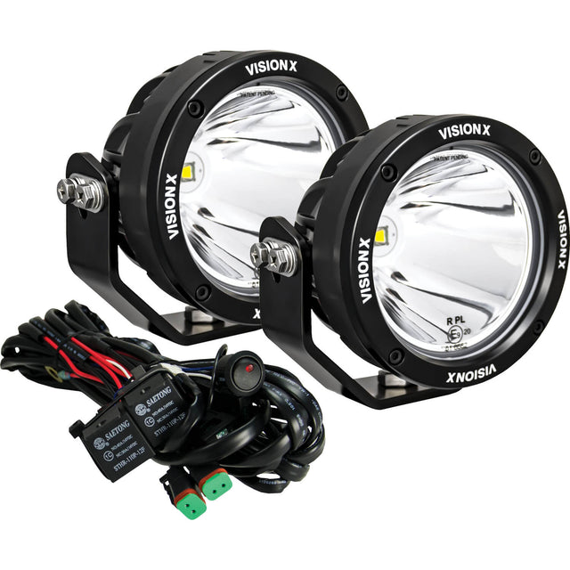 Photo of 4.7" CG2 Single LED Light Cannon Kit by Vision X Off-Road - Premium LED Driving Light for UTVs / Side by Sides