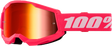 100% Strata 2 Goggles - Pink Mirror Red Lens