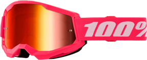 100% Strata 2 Goggles - Pink Mirror Red Lens