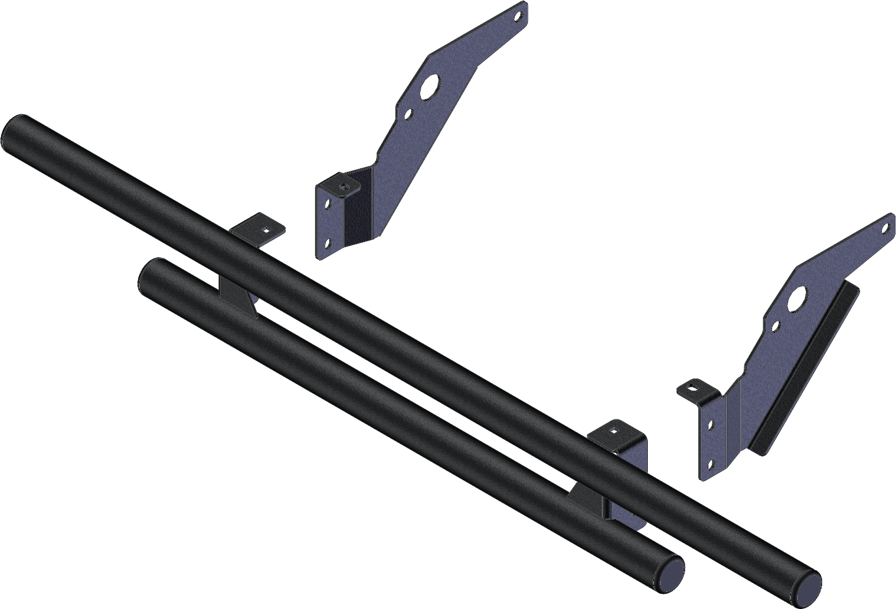 Photo of REAR BUMPER BLACK HON by KFI - Premium Body for UTVs / Side by Sides