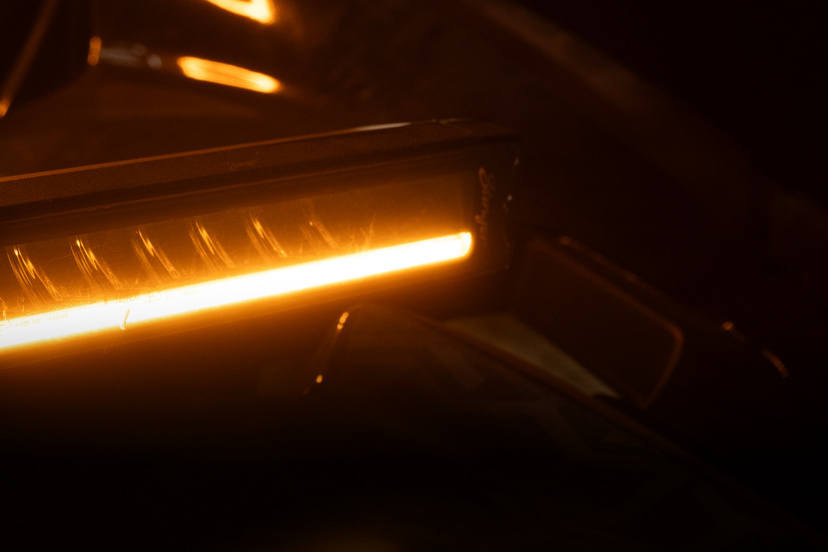 HEXCORE Universal 40" Straight LED Light Bar, Flood Beam with Amber & White Position Light | STL40LB