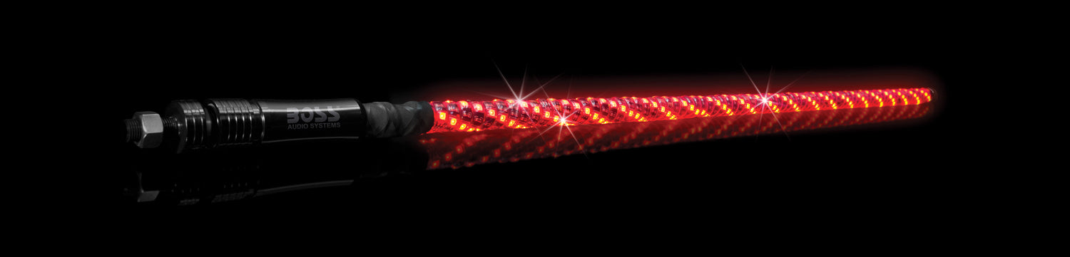 Photo of BOSS AUDIO 4' RGB LED WHIP WP4 by BOSS AUDIO - Premium Accessories for UTVs / Side by Sides