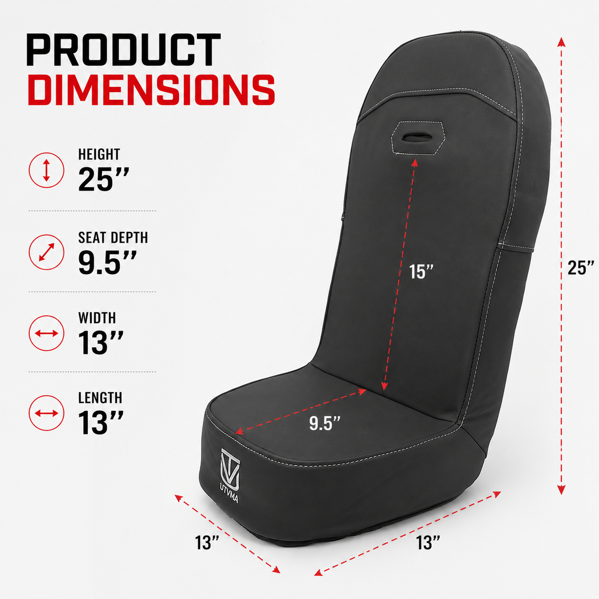 UTV Mountain Accessories General Universal Bump Seat (2016+)