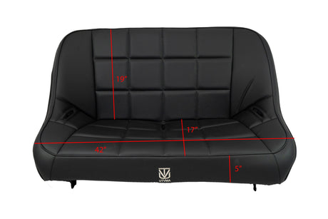 Photo of 42" UTV Universal Bench Seat by UTV Mountain Accessories - Premium Bench Seat for UTVs / Side by Sides