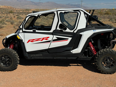 Photo of POLARIS RZR 1000XP/TURBO 4-SEAT Cab Enclosure "THE VAULT" 2024+ Upper Side Doors & Panels (Patent Pending) by Dirt Warrior Accessories - Premium VAULT for UTVs / Side by Sides