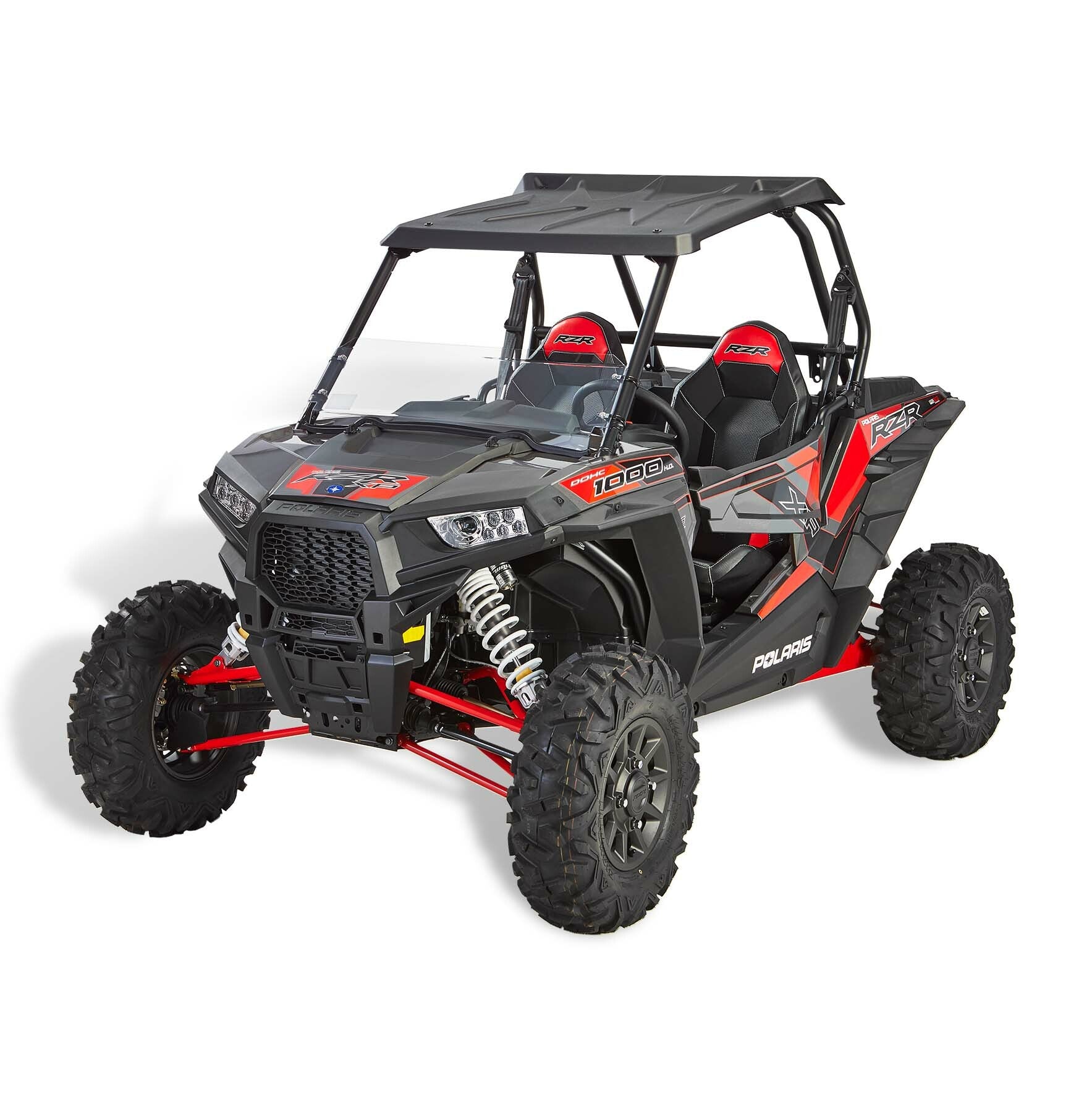 Photo of Half Windshield for Polaris RZR XP 1000 Maverick Outlander Can-Am Defender by OPEN TRAIL - Premium Windshield/Windscreen for UTVs / Side by Sides
