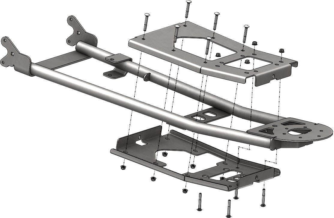 Photo of KFI ATV PUSH TUBE HD KIT by KFI - Premium Snow Plows & Mounts for UTVs / Side by Sides