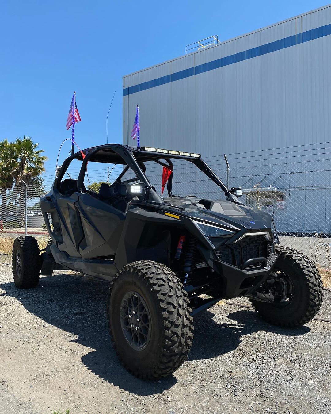 Photo of Polaris Pro R RZR 30" Roof Mounts For Light Bar or MPM Mount by GGLighting - Premium Mounts for UTVs / Side by Sides