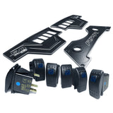 50 Caliber Racing RZR XP1000 8-Switch Billet Aluminum Dash Panel
