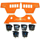 50 Caliber Racing RZR XP1000 8-Switch Billet Aluminum Dash Panel