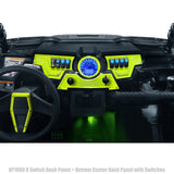 50 Caliber Racing RZR XP1000 8-Switch Billet Aluminum Dash Panel