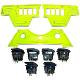 50 Caliber Racing RZR XP1000 8-Switch Billet Aluminum Dash Panel