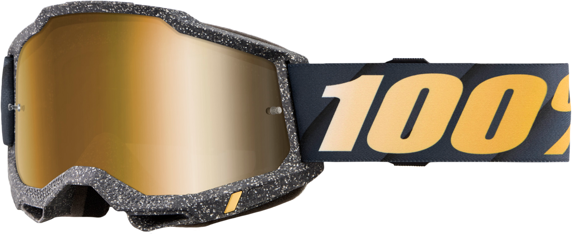 Photo of ACCURI 2 GOGGLE RISLAND MIRROR TRUE GOLD LENS by 100-PERCENT - Premium Eyewear for UTVs / Side by Sides
