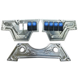50 Caliber Racing RZR XP1000 8-Switch Billet Aluminum Dash Panel